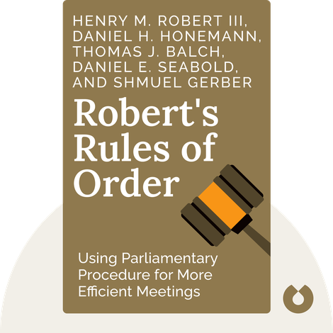 Robert's Rules of Order